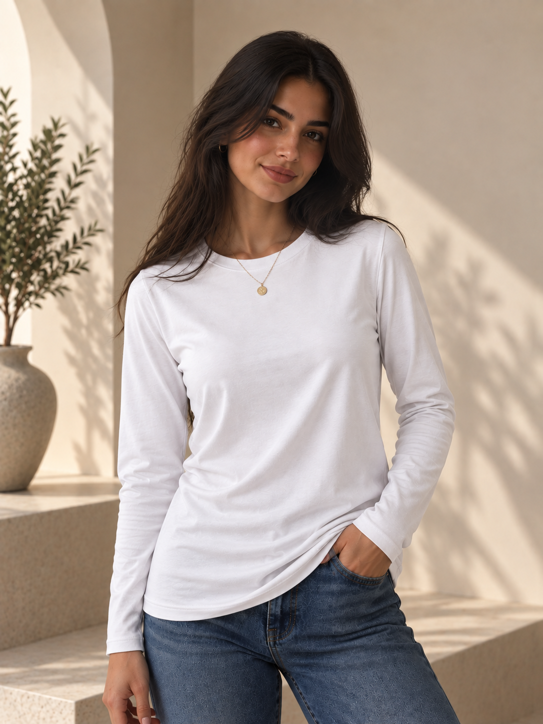 3-bundle cotton basic Tee