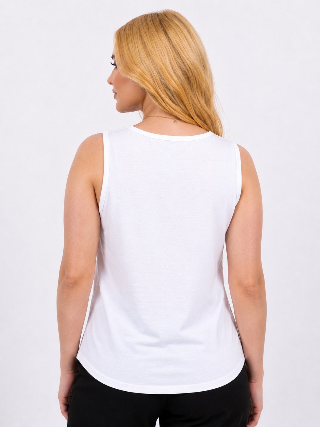 Basic Cut Top - White