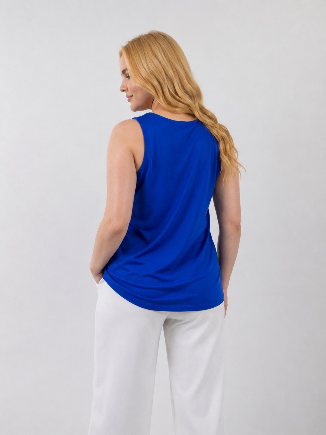 Basic Cut Top - Navy